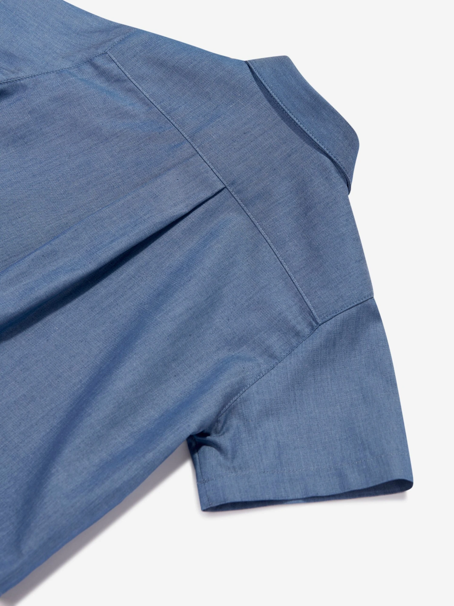 Versace Baby Boys Medusa Logo Shirt In Blue 4 Versace Baby Boys Medusa Logo Shirt In Blue - Image 4