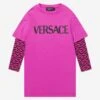 Versace Girls Long Sleeve T-Shirt Dress