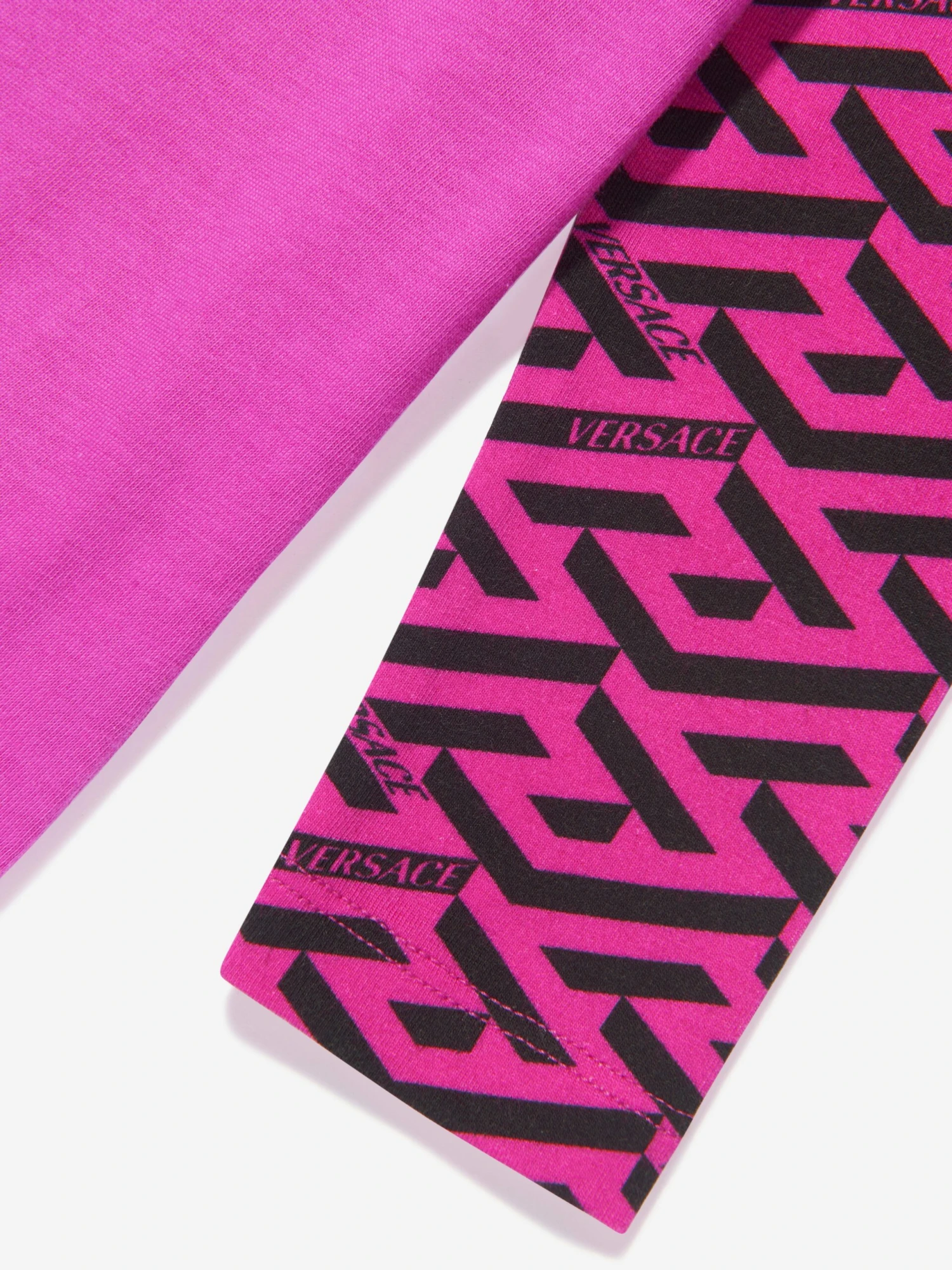 Versace Girls Long Sleeve T-Shirt Dress 4 Versace Girls Long Sleeve T-Shirt Dress - Image 4