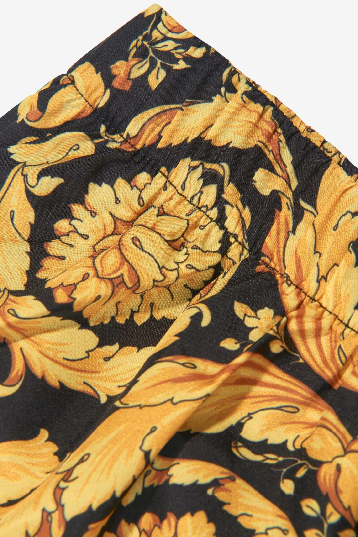 Versace Boys Barocco Swim Shorts In Black 7 Versace Boys Barocco Swim Shorts In Black - Image 7