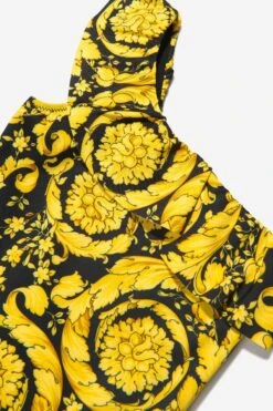 Versace Girls Baroque Print Swimsuit 13 Versace Girls Baroque Print Swimsuit -Childrens Clothing Store VERSACE U23250 4