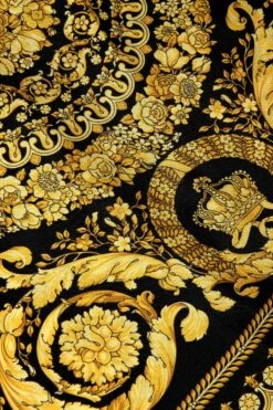 Versace Girls Baroque Print Shirt Dress 7 Versace Girls Baroque Print Shirt Dress -Childrens Clothing Store YOUNGVERSACE T70299 4