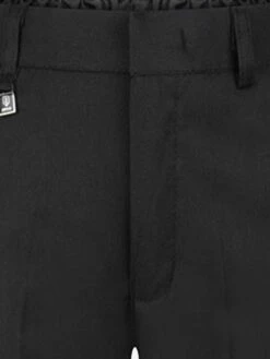 Boys School Waist Adjuster Trousers In Black 5 Boys School Waist Adjuster Trousers In Black -Childrens Clothing Store ZECNO093 BLACK 3