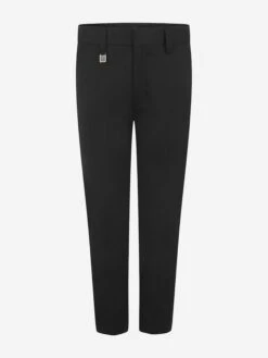 Boys School Standard Fit Trousers In Black