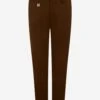 Boys School Standard Fit Trousers In Brown