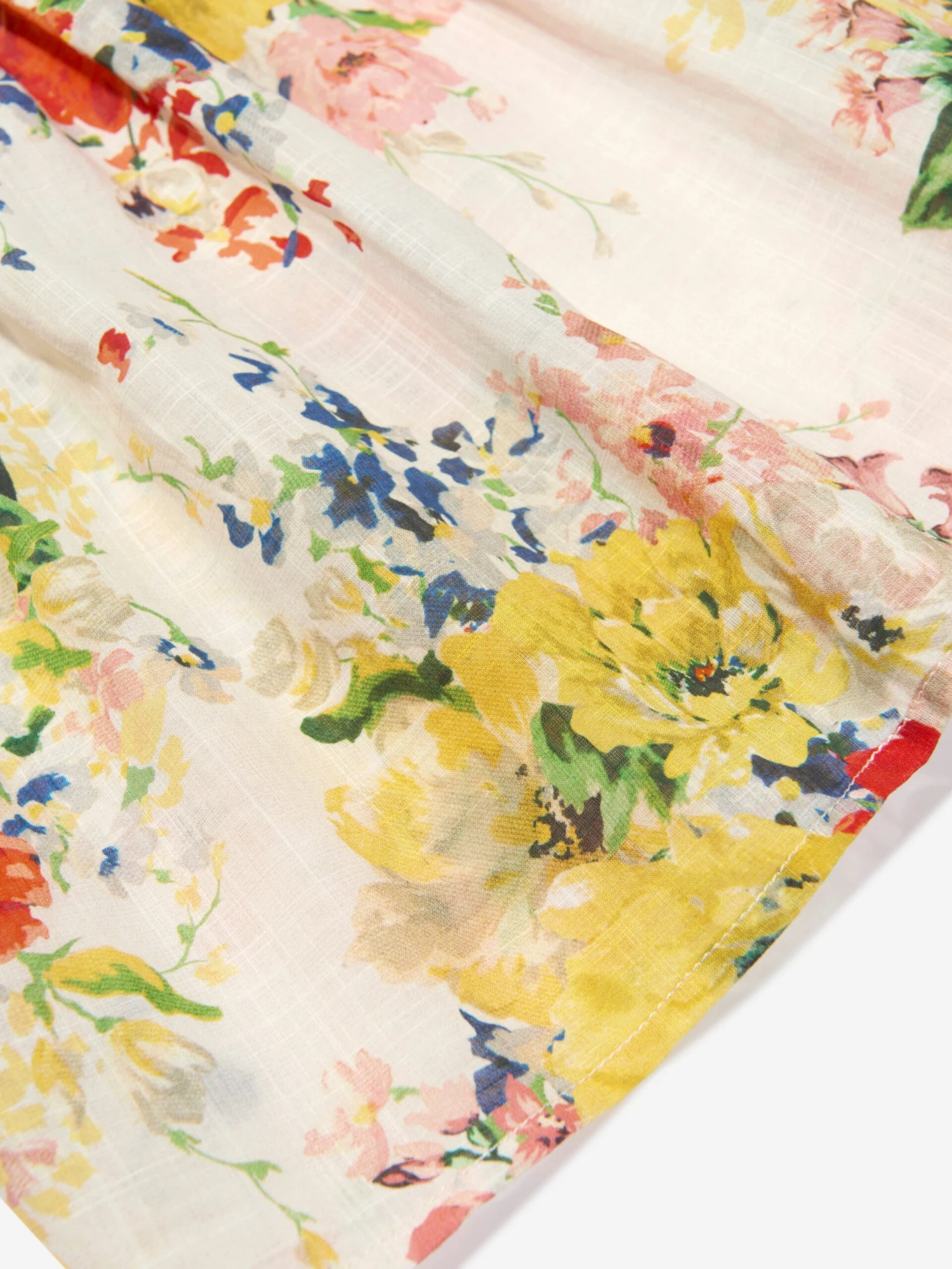 Zimmermann Girls Alight Knit Top Woven Dress In Multicolour 4 Zimmermann Girls Alight Knit Top Woven Dress In Multicolour - Image 4