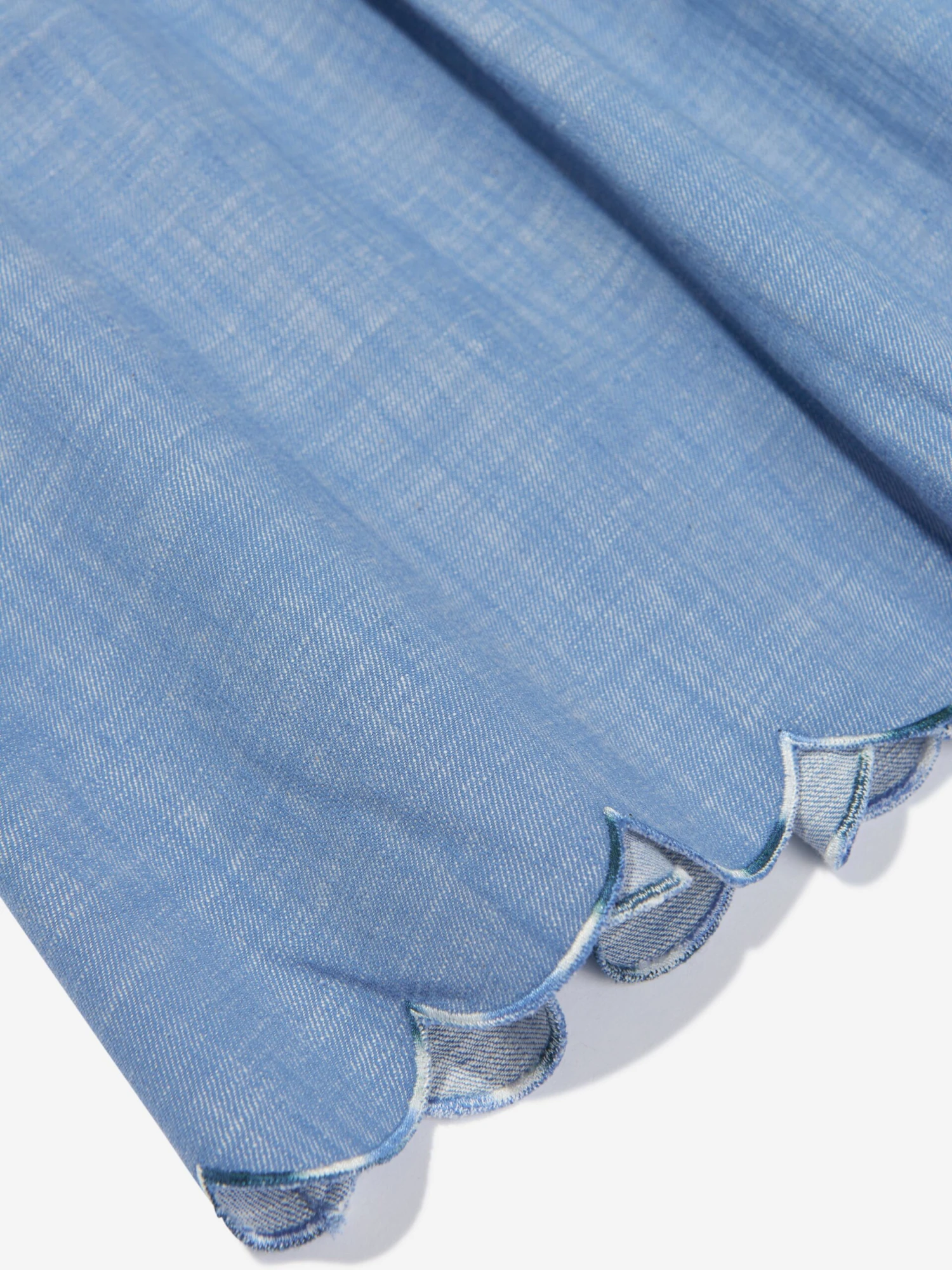 Zimmermann Girls Junie Chambray Dress In Blue 4 Zimmermann Girls Junie Chambray Dress In Blue - Image 4