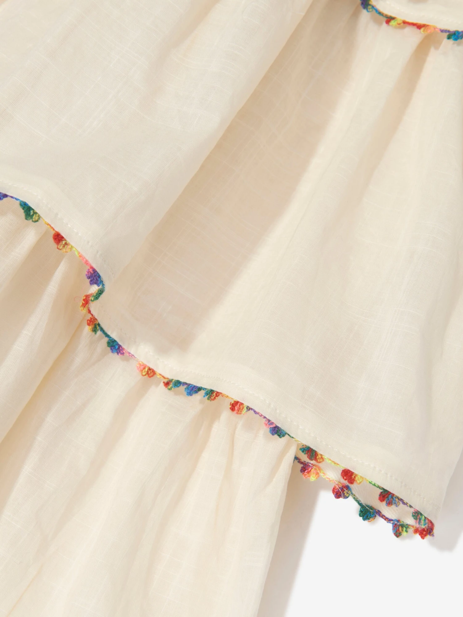 Zimmermann Girls Junie Shirred Dress In Ivory 4 Zimmermann Girls Junie Shirred Dress In Ivory - Image 4